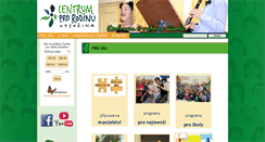 Desktop Screenshot of centrumrodin.cz