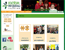 Tablet Screenshot of centrumrodin.cz